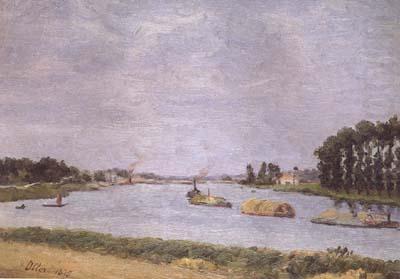 Francisco Oller y Cestero Banks of the Seine (mk06) china oil painting image